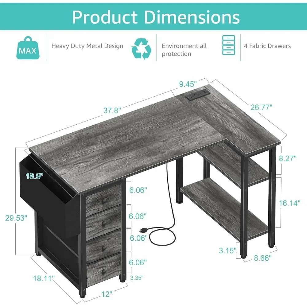 Home Office L Shaped Desk - [Hot Sale, Limited Time Offer!]