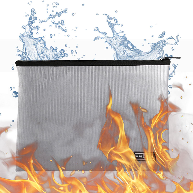 Home Office Passport - 1pc Waterproof Fireproof Document Bag Flameproof