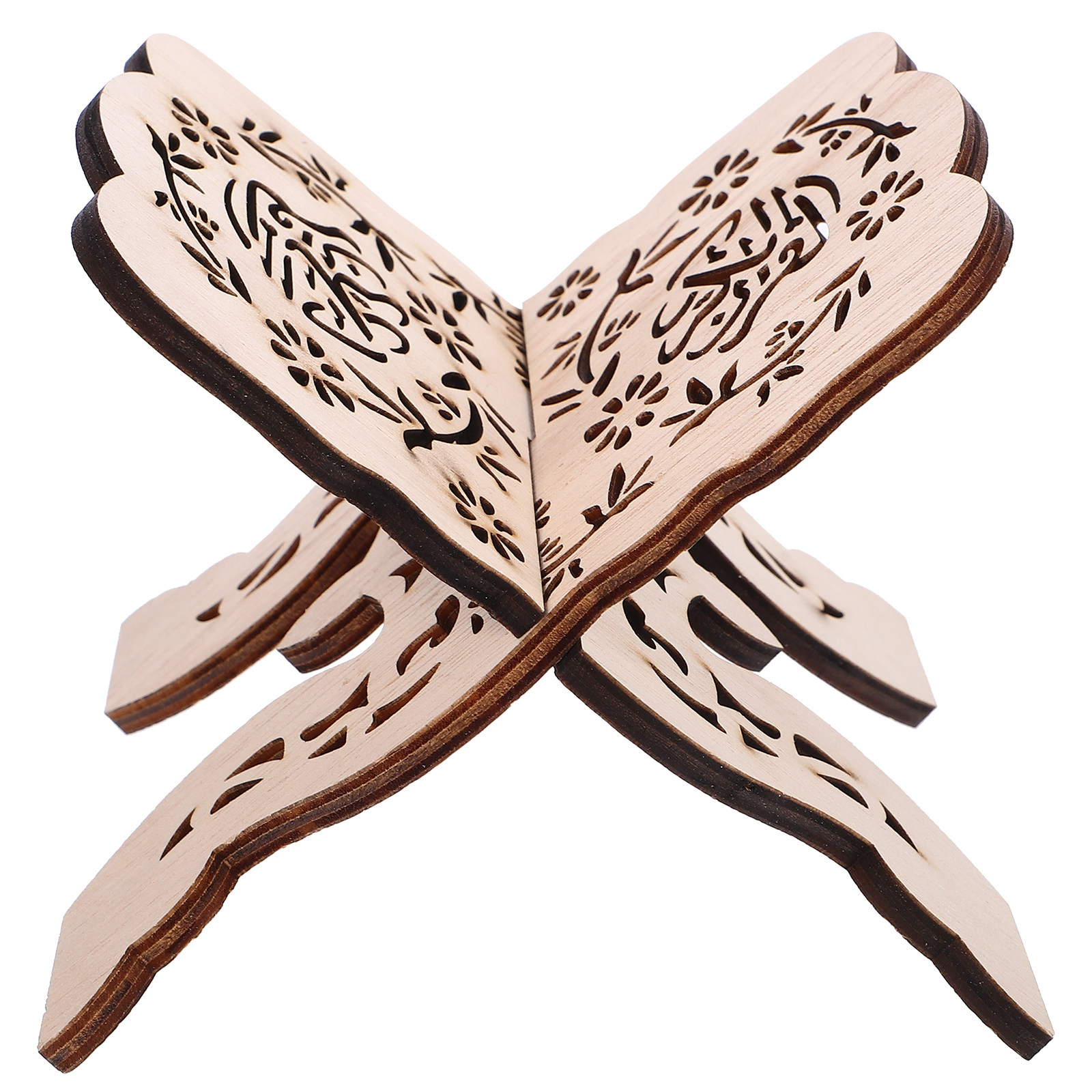 Home Office With Library - Elegant Wooden Reading Stand Book Holder