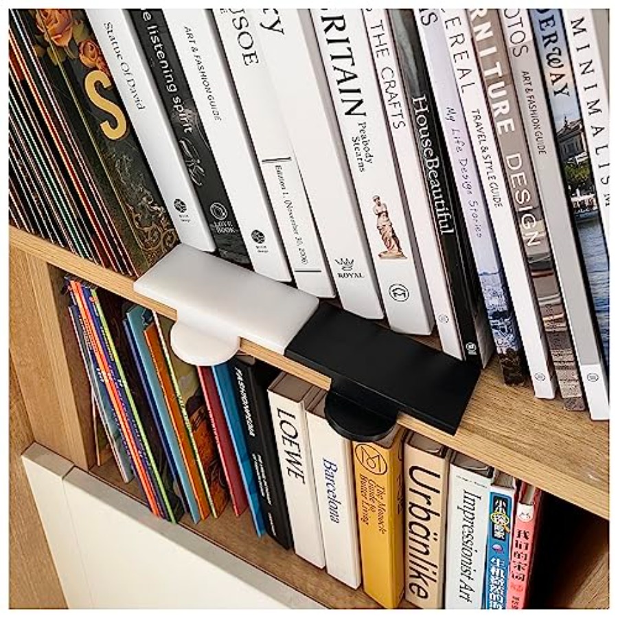 Home Office With Library - Bookshelf Organizer Tool Align Books A