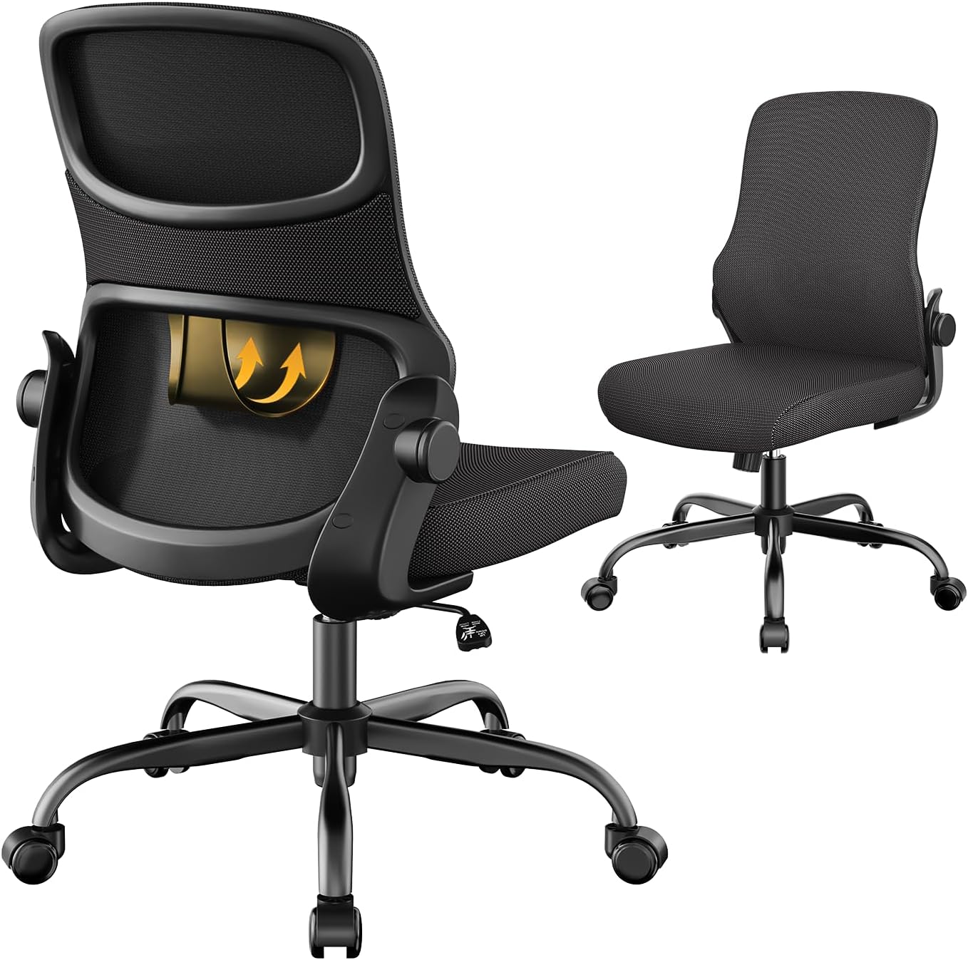 Home Office Ergonomics - Ergonomic Mesh Office Chair, Lumbar Support,