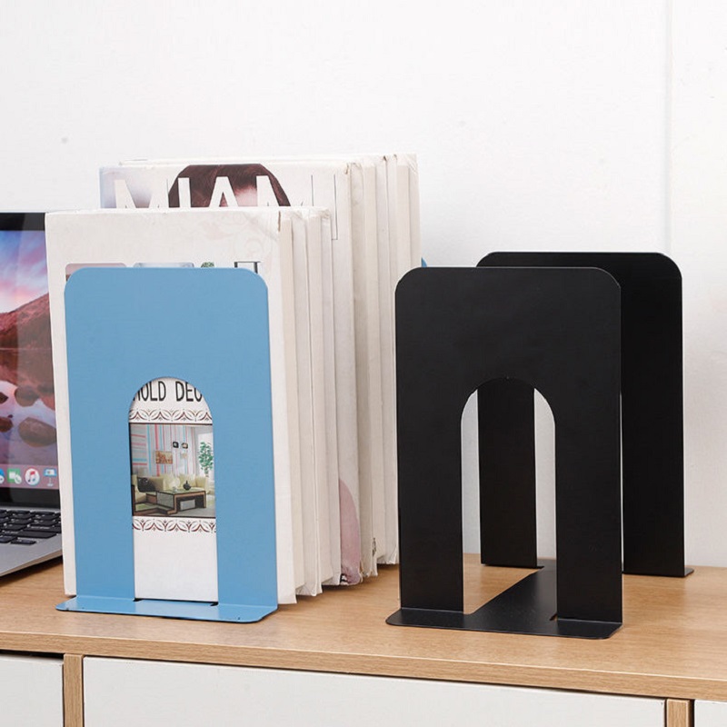 Home Office With Library - 1 Pair Minimalist Bookends Home Library