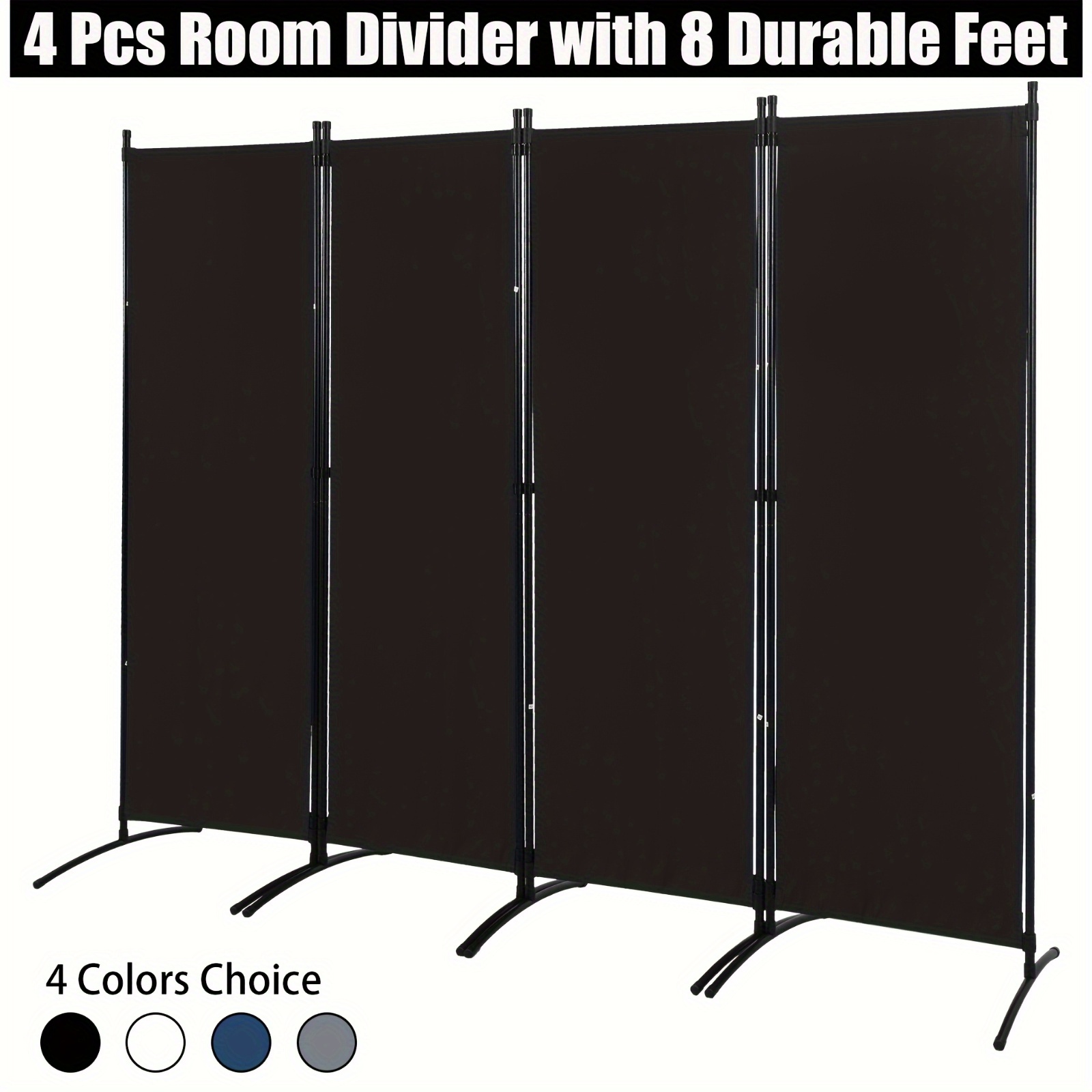 Home Office Decor - Room Divider Folding Privacy Screens 4