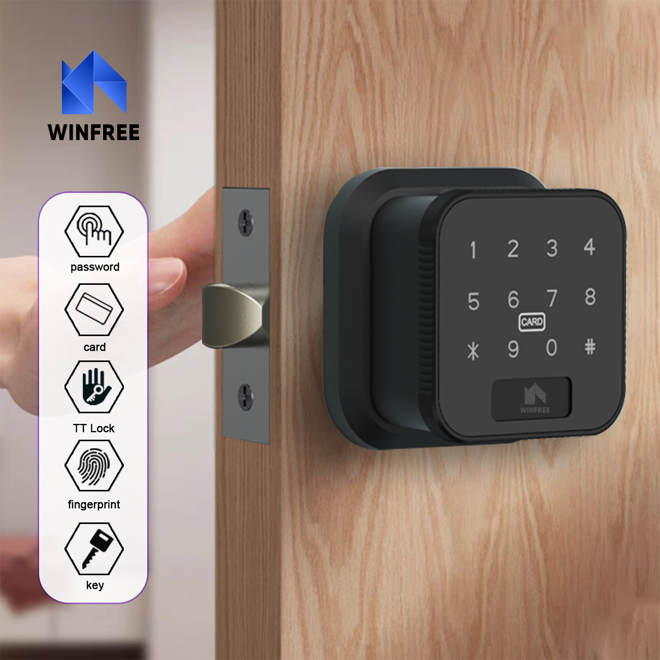 Home Office Google - WINFREE Smart Lock Fingerprint Door Lock