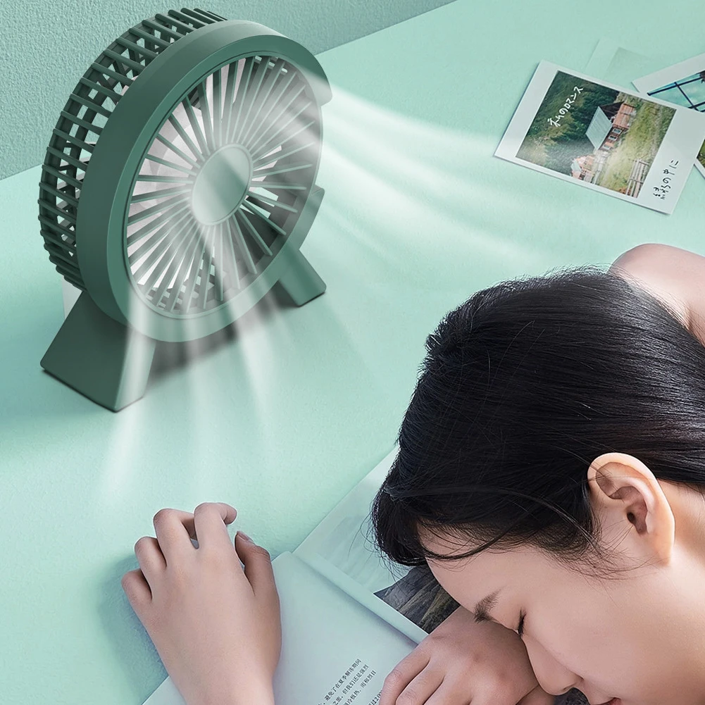 Usb Desk Fan - Electric Mini Fan Portable Cooling for