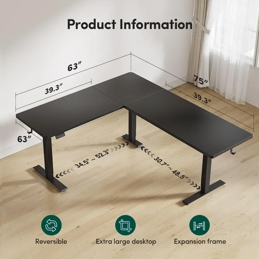 Home Office L Shaped Desk - flash sale Hot sales75 * 63