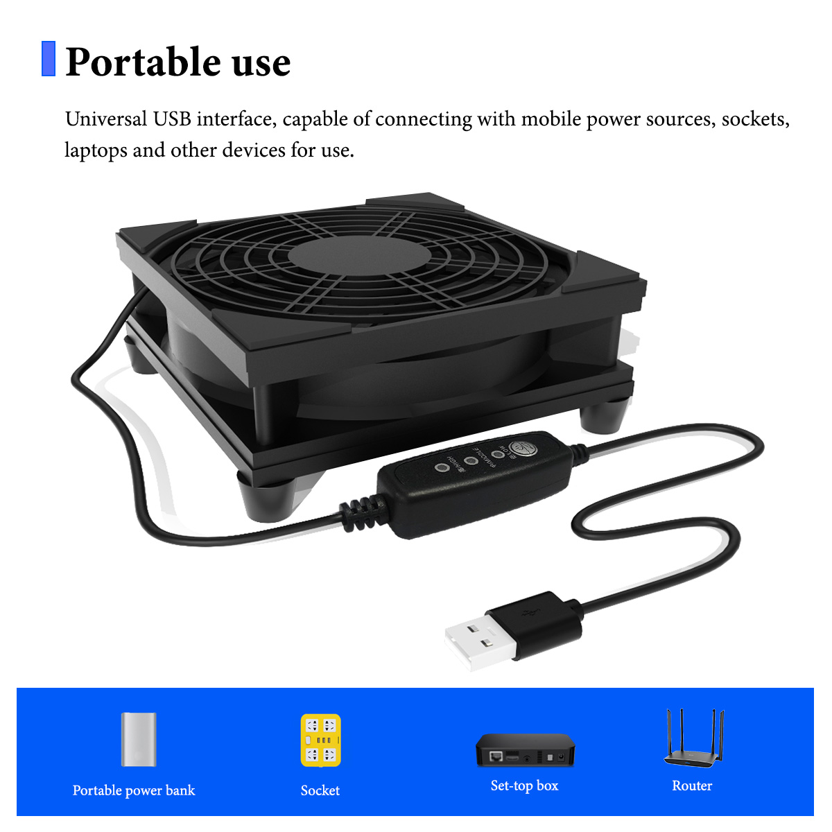 USB 3-Speed Quiet Cooling Fan  - Usb Desk Fan 리뷰 및 가격