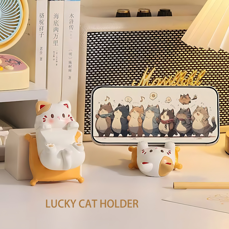 Cute Cartoon Cat Desktop Ornam - Home Office Jobs 리뷰 및 가격