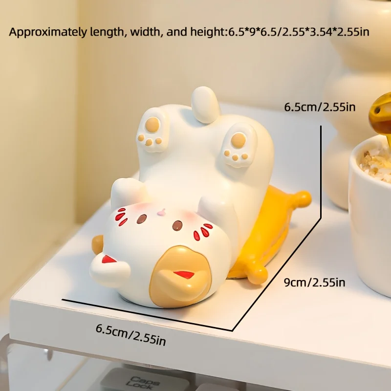 Cute Cartoon Cat Desktop Ornam - Home Office Jobs 리뷰 및 가격