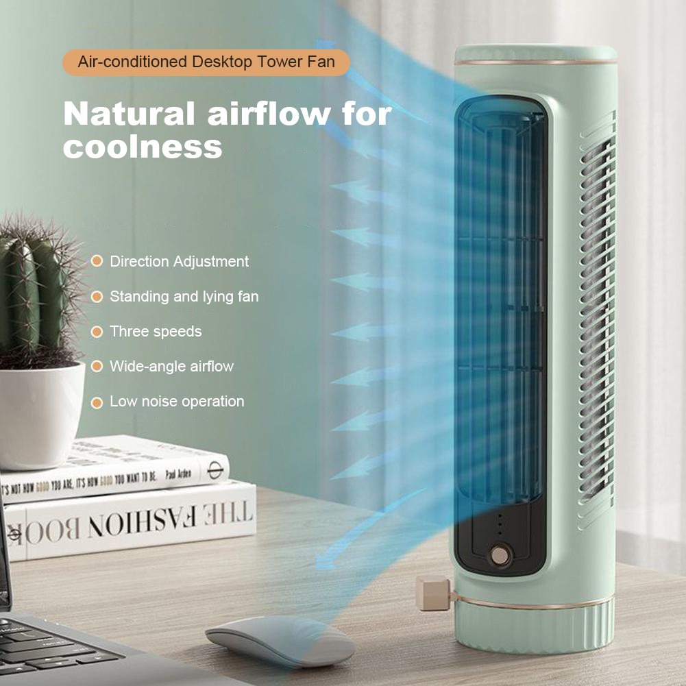 Household Desktop Tower Fan Po - Usb Desk Fan 리뷰 및 가격