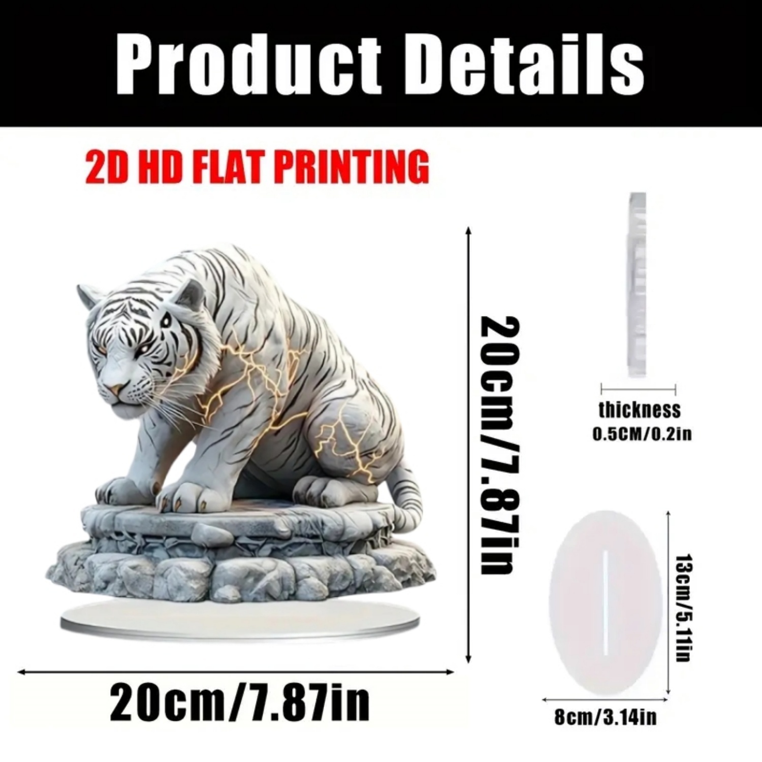 Two Tigers Statue,2D Flat Anim - Home Office Jobs 리뷰 및 가격
