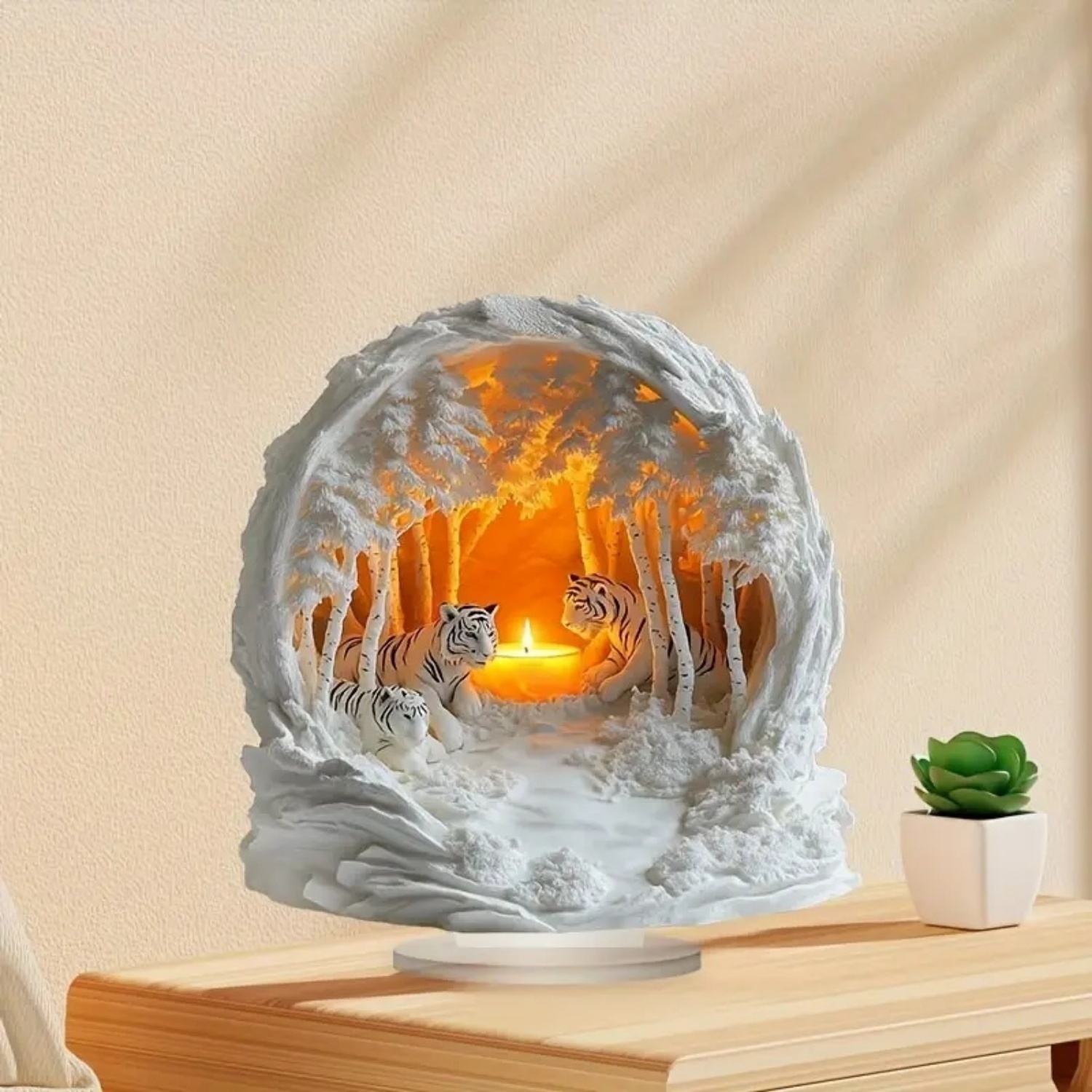 Two Tigers Statue,2D Flat Anim - Home Office Jobs 리뷰 및 가격