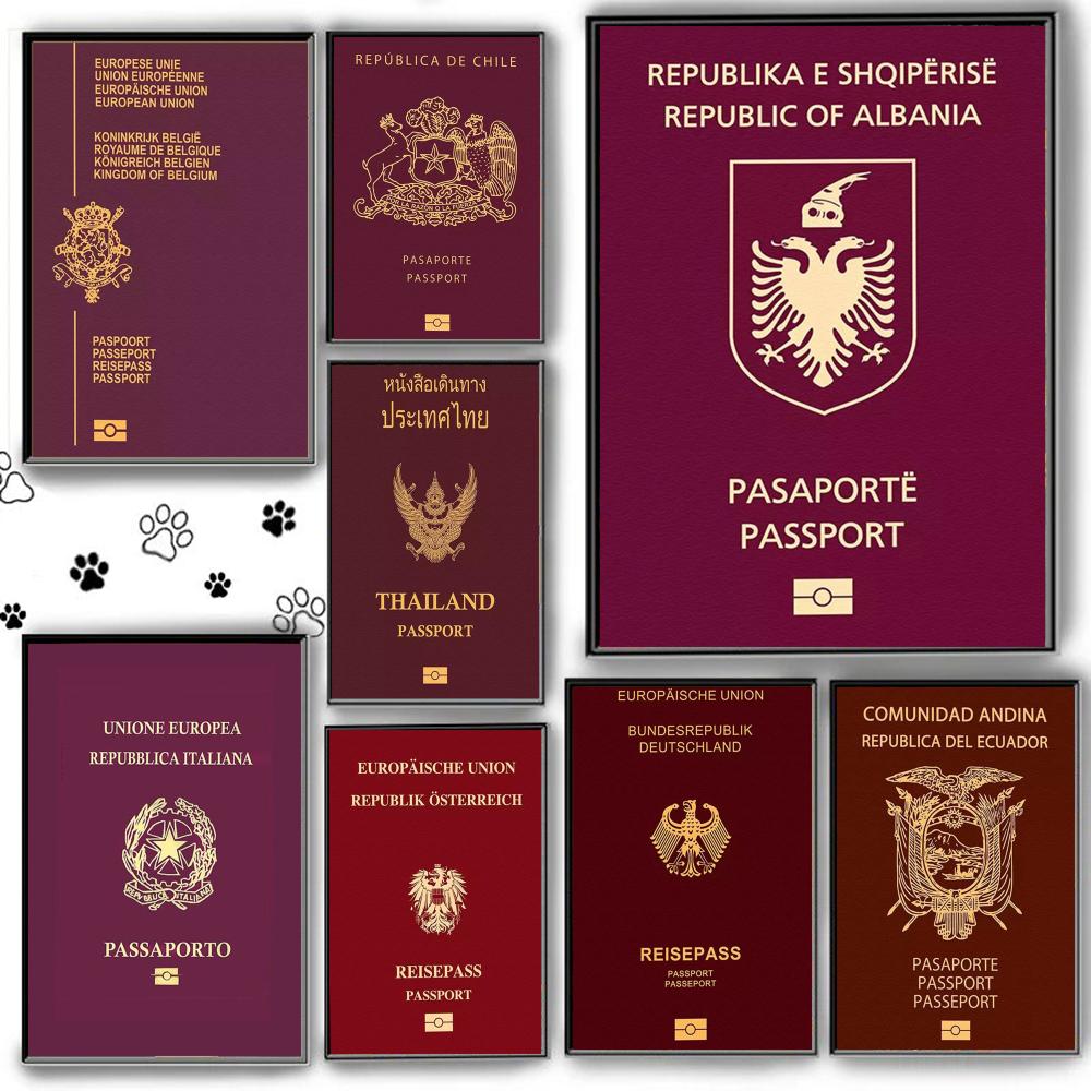 Red-background Passports Poste - Home Office Passport 리뷰 및 가격