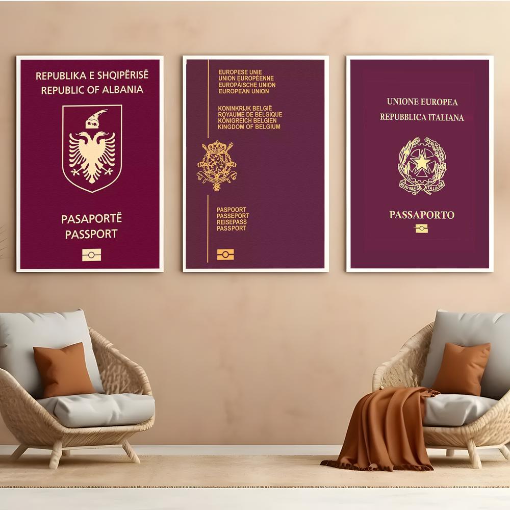 Red-background Passports Poste - Home Office Passport 리뷰 및 가격