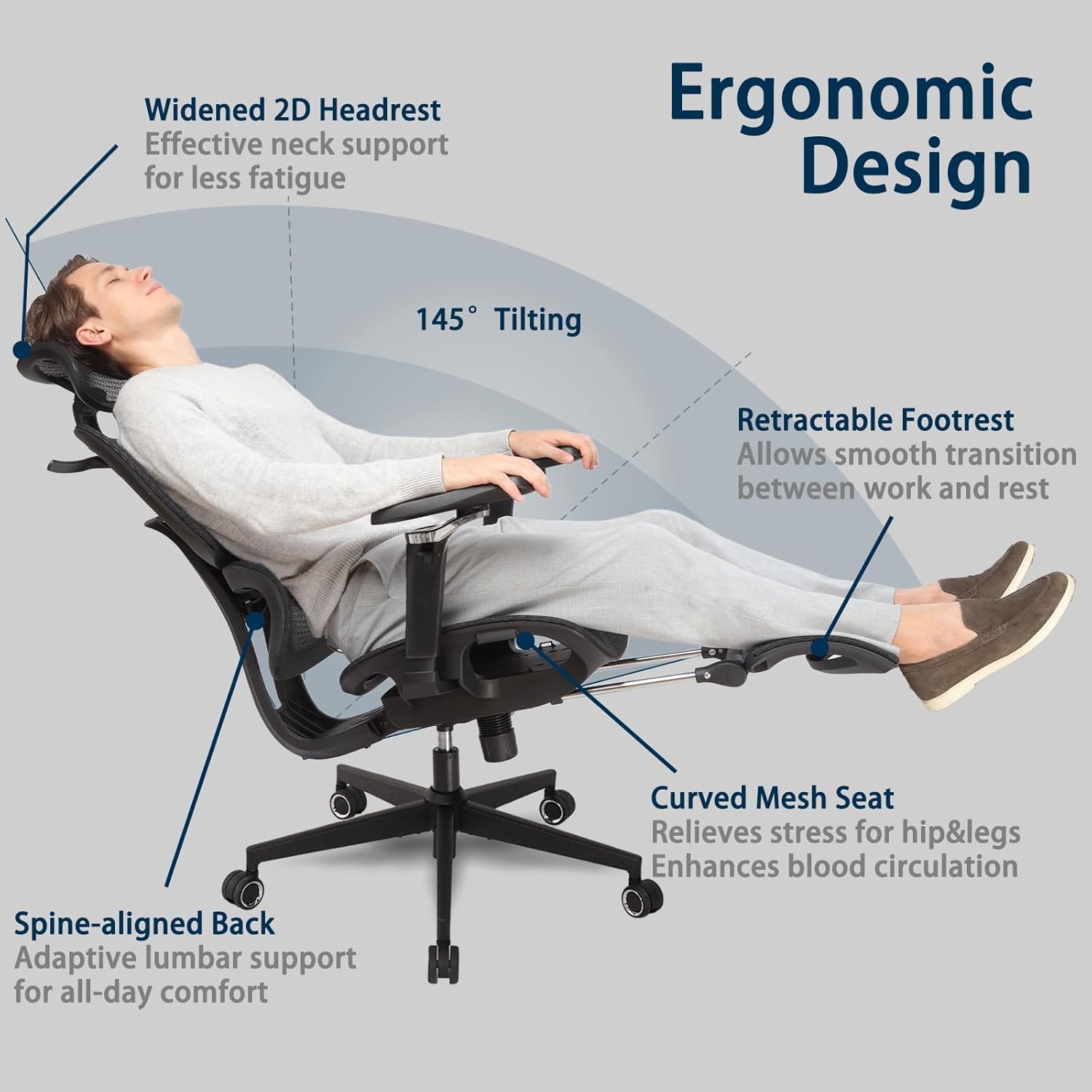 Ergonomic Office Chair with Fo - Home Office Ergonomics 리뷰 및 가격