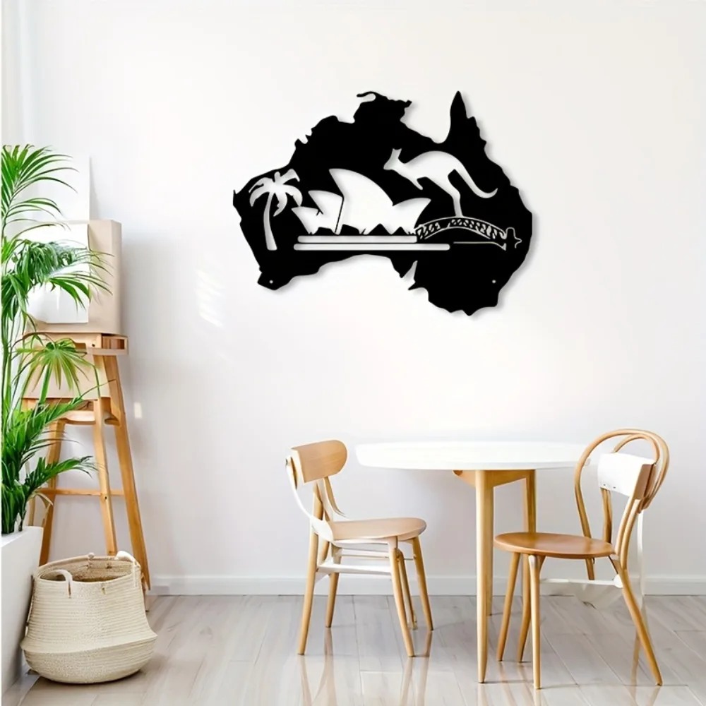 Australia Kangaroo Metal Wall  - Home Office Australia 리뷰 및 가격