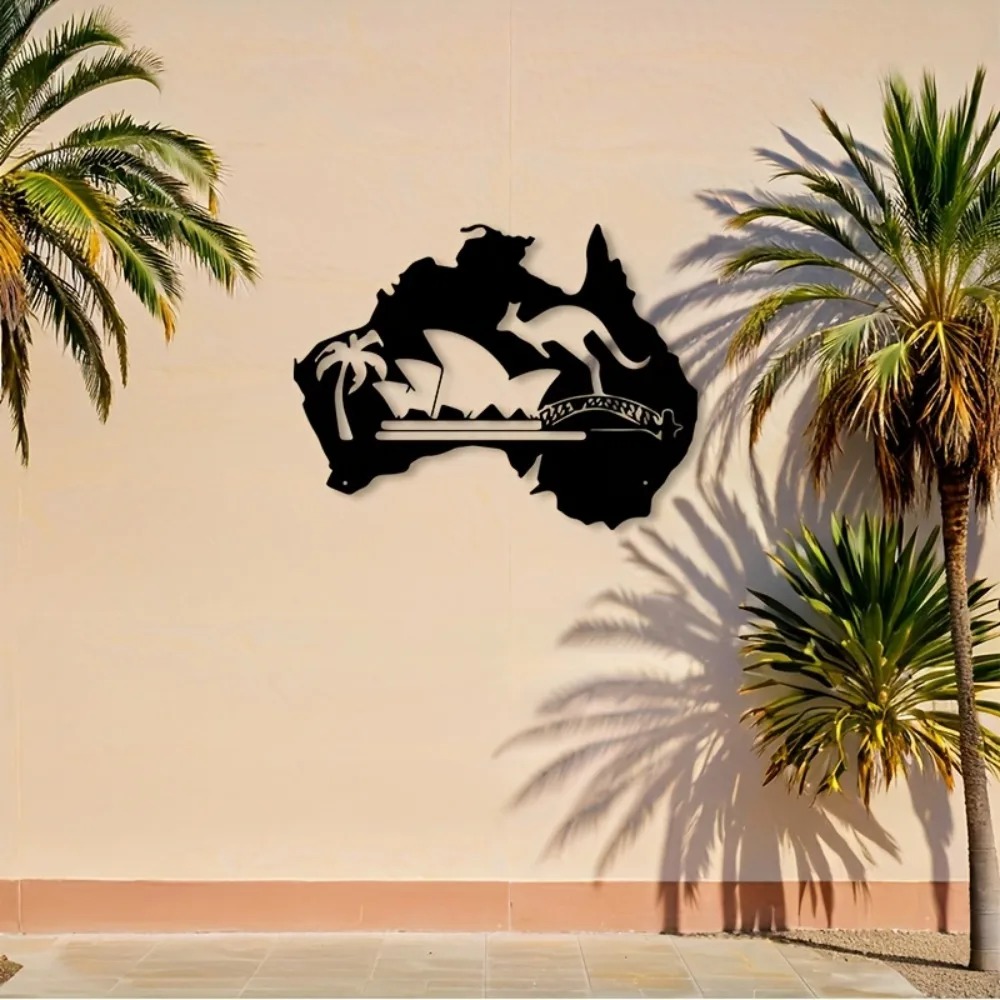 Australia Kangaroo Metal Wall  - Home Office Australia 리뷰 및 가격