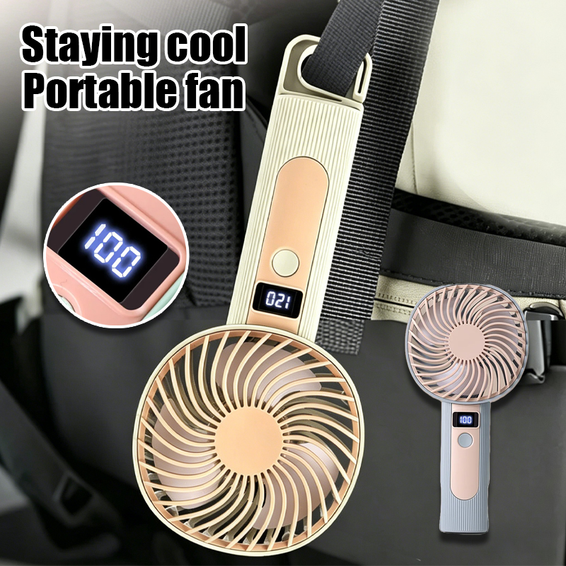 Mini Handheld Fan with Digital - Usb Desk Fan 리뷰 및 가격