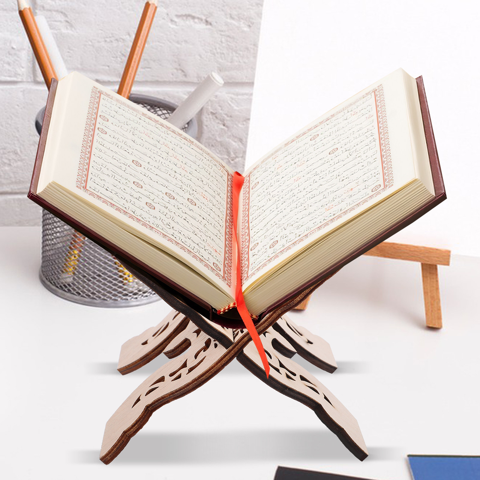 Elegant Wooden Reading Stand B - Home Office With Library 리뷰 및 가격