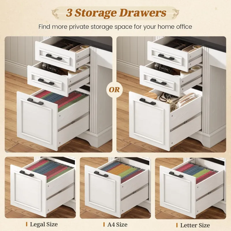SEDETA Farmhouse L Shaped Desk - Home Office L Shaped Desk 리뷰 및 가격