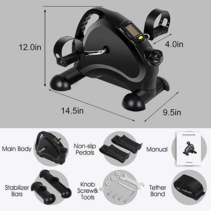 Under Desk Mini Elliptical Bik - Home Office Equipment 리뷰 및 가격
