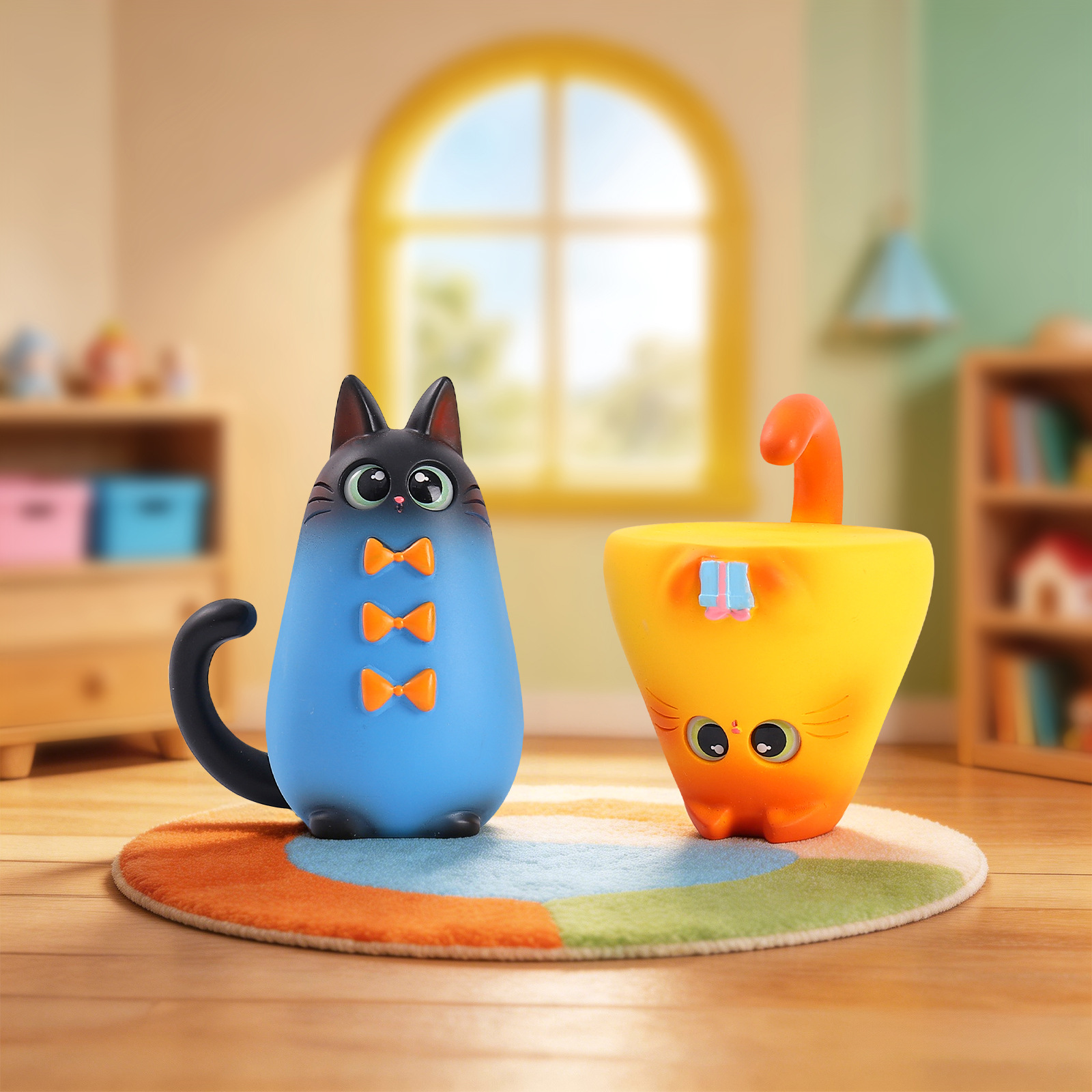 Blind Box Cat Figurine Resin C - Home Office Jobs 리뷰 및 가격