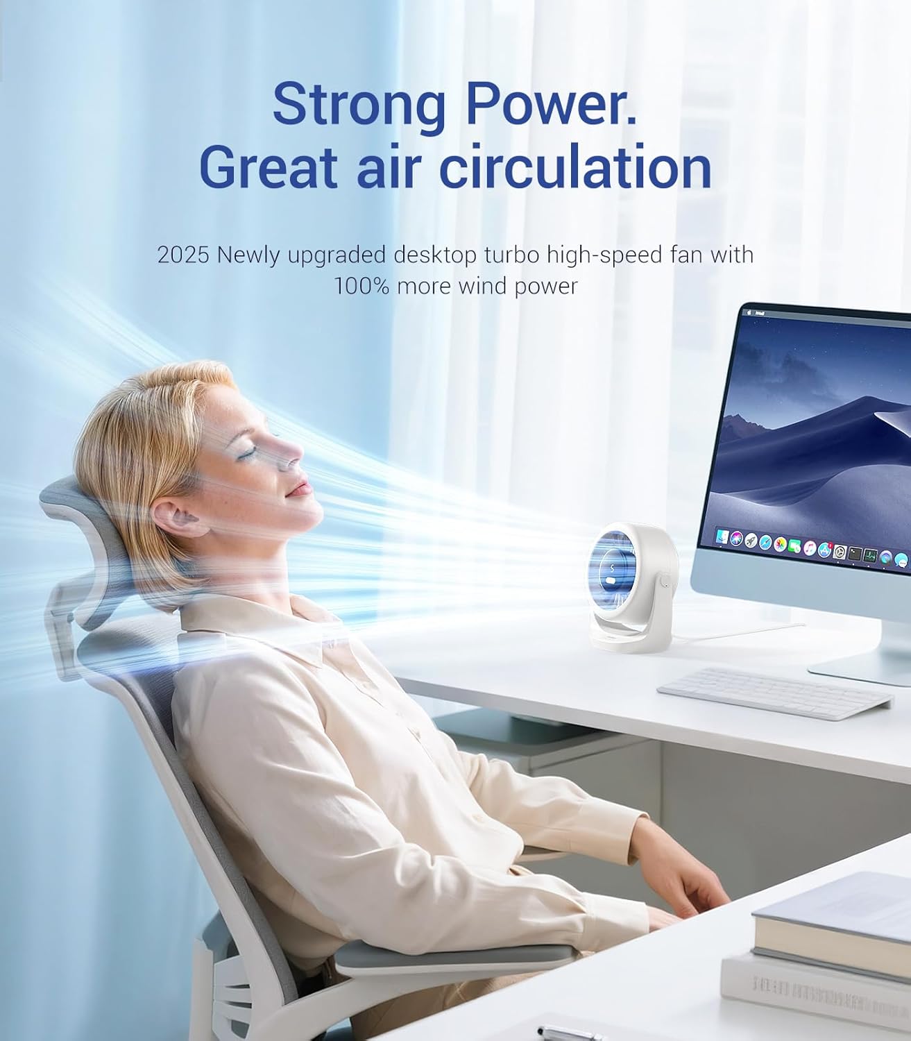 USB Desk Turbo Fan, Ultra-Quie - Usb Desk Fan 리뷰 및 가격