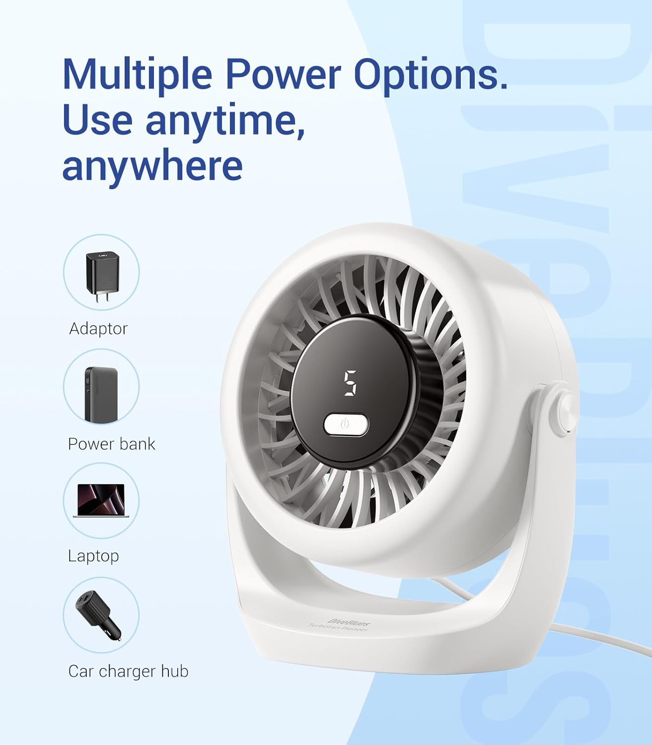 USB Desk Turbo Fan, Ultra-Quie - Usb Desk Fan 리뷰 및 가격