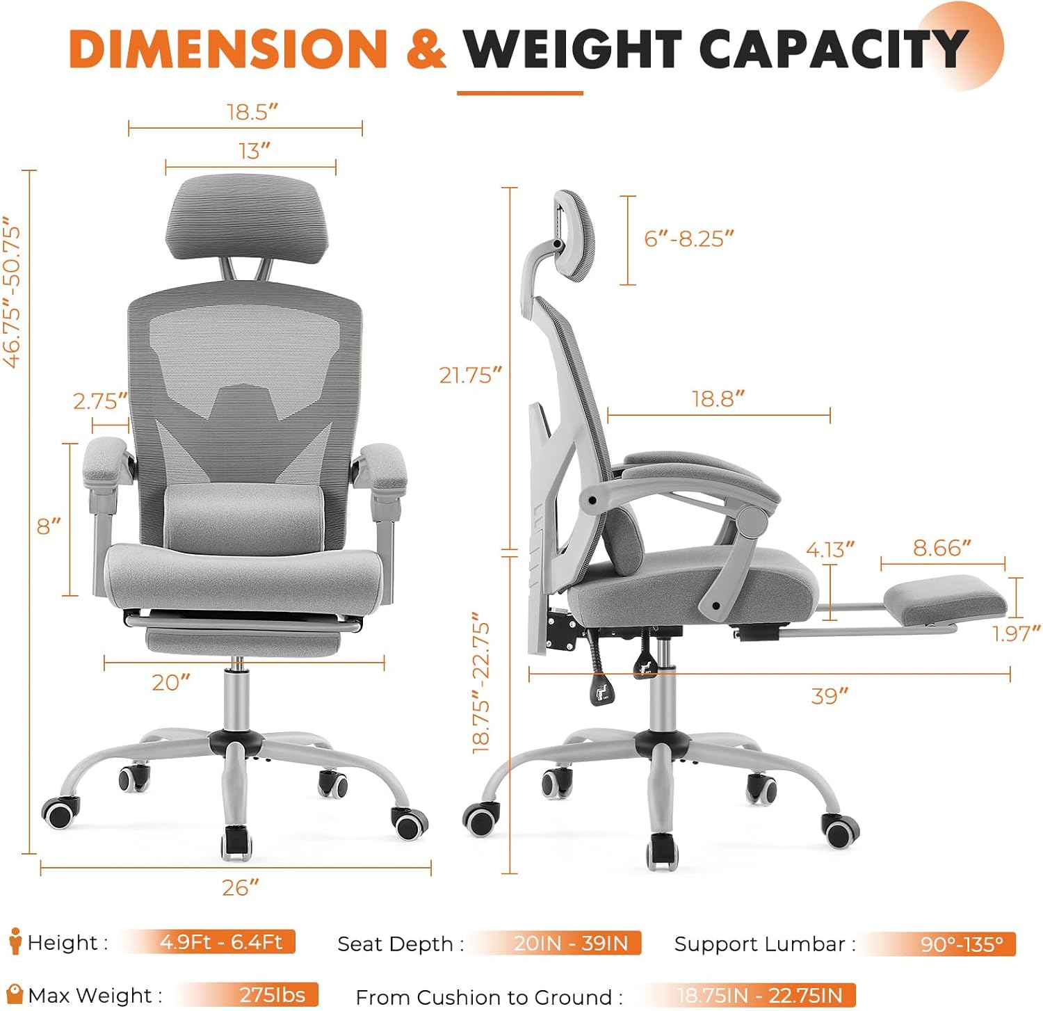 Ergonomic High-Back Mesh Offic - Home Office Ergonomics 리뷰 및 가격