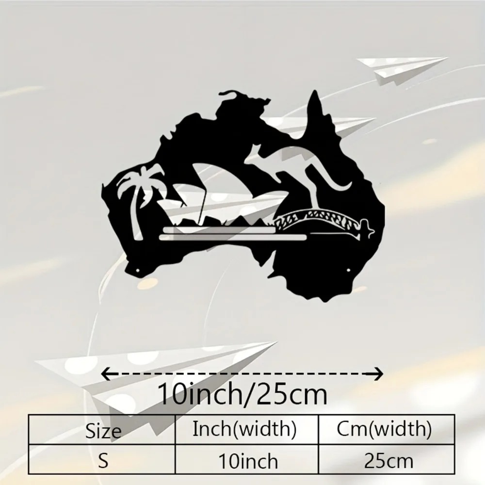 Australia Kangaroo Metal Wall  - Home Office Australia 리뷰 및 가격
