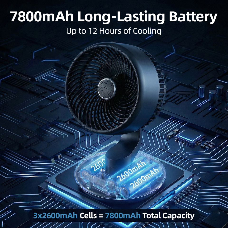 7800mAh USB Desk Fan 5 Speed A - Usb Desk Fan 리뷰 및 가격