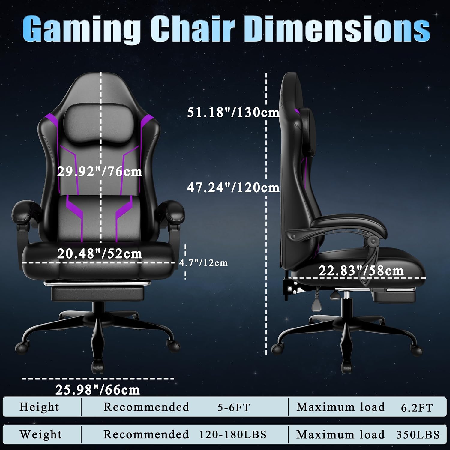 Ergonomic Gaming Chair with Po - Home Office Ergonomics 리뷰 및 가격