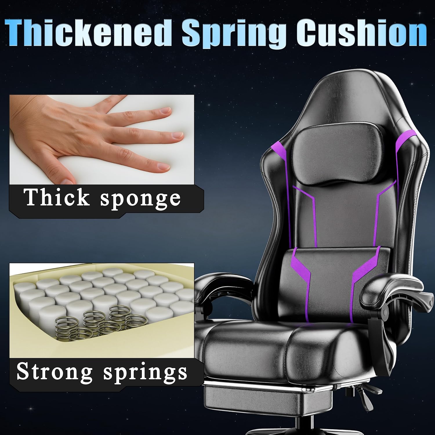Ergonomic Gaming Chair with Po - Home Office Ergonomics 리뷰 및 가격