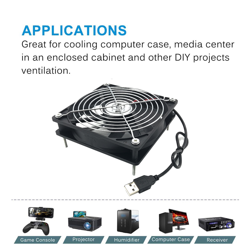 8/12cm 12V USB Powered Compute - Usb Desk Fan 리뷰 및 가격