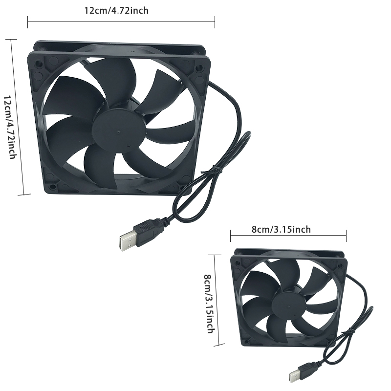 8/12cm 12V USB Powered Compute - Usb Desk Fan 리뷰 및 가격
