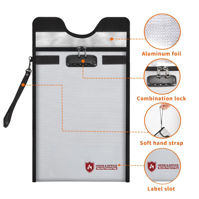 A4 Fireproof File Bag Waterpro - Home Office Passport 리뷰 및 가격