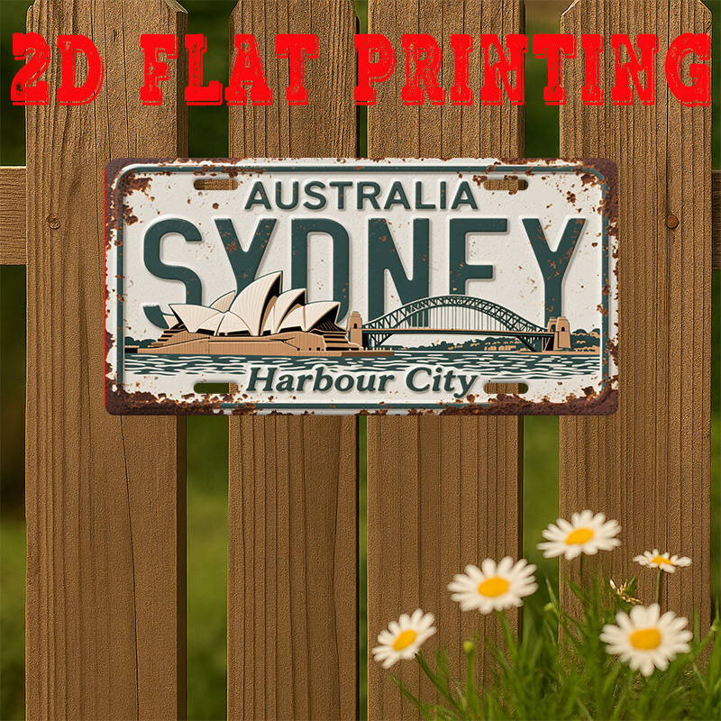 Tin Sign - Australia Sydney Ha - Home Office Australia 리뷰 및 가격