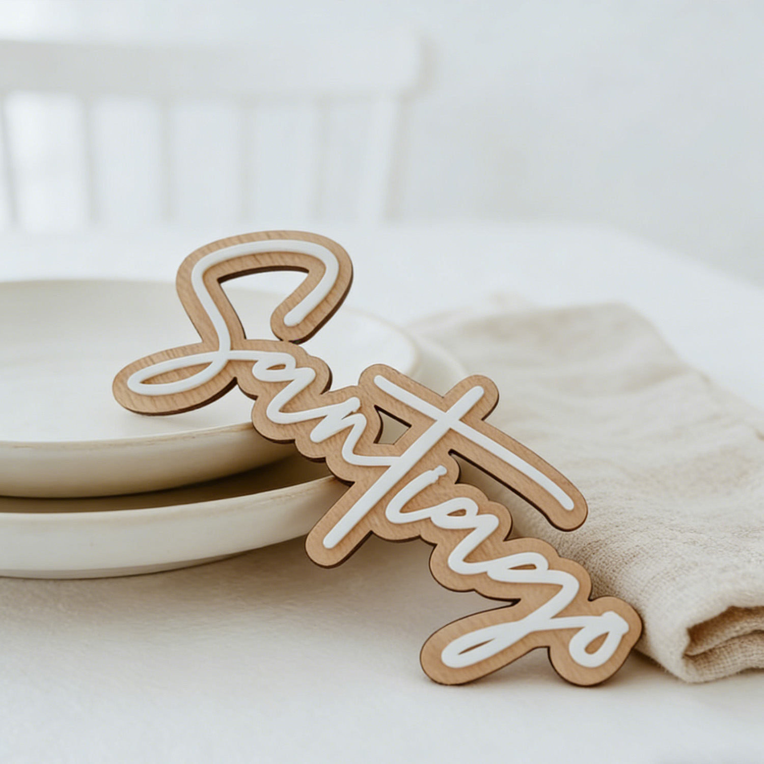 1Pc Custom Name Cute White Woo - Home Office Decor 리뷰 및 가격