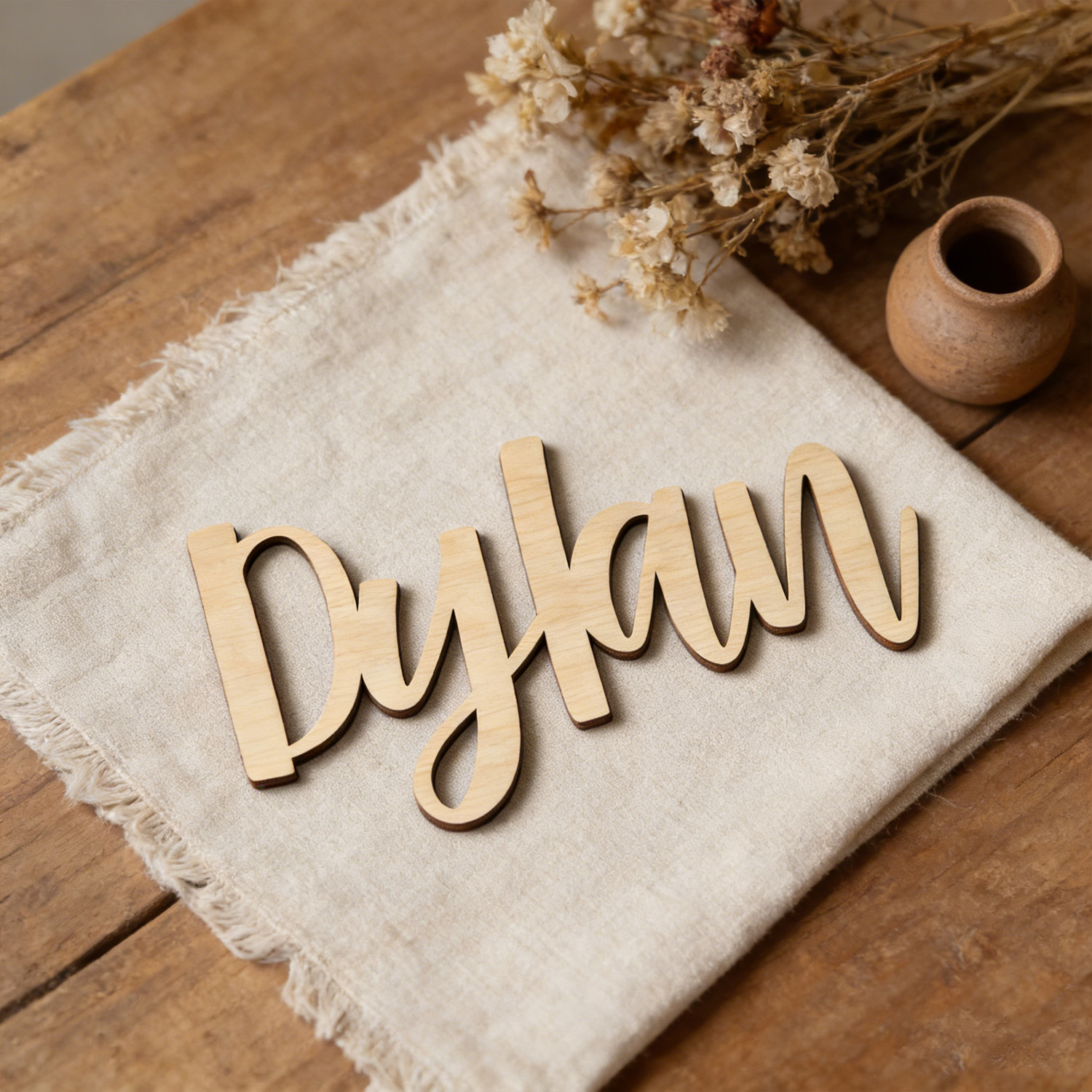 1pc Customized wooden name log - Home Office Decor 리뷰 및 가격