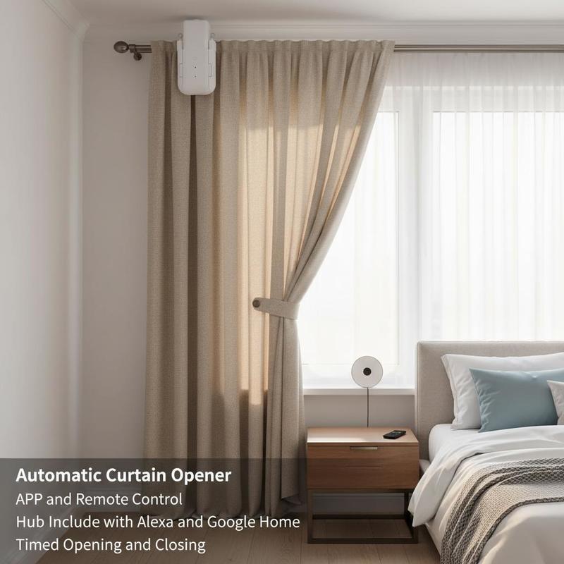 Smart Curtain Robot 12x8x5cm F - Home Office Google 리뷰 및 가격