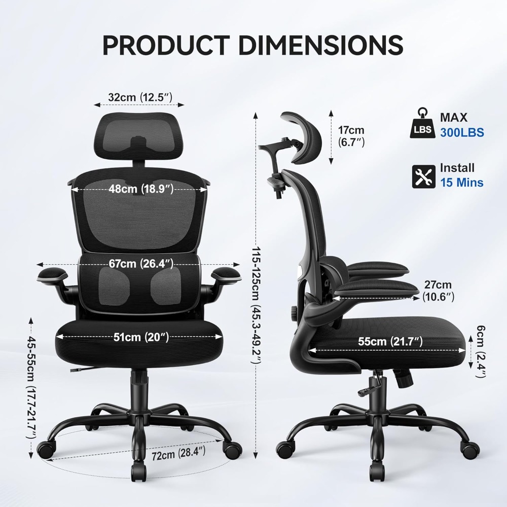Ergonomic Office Chair, Mesh D - Home Office Ergonomics 리뷰 및 가격