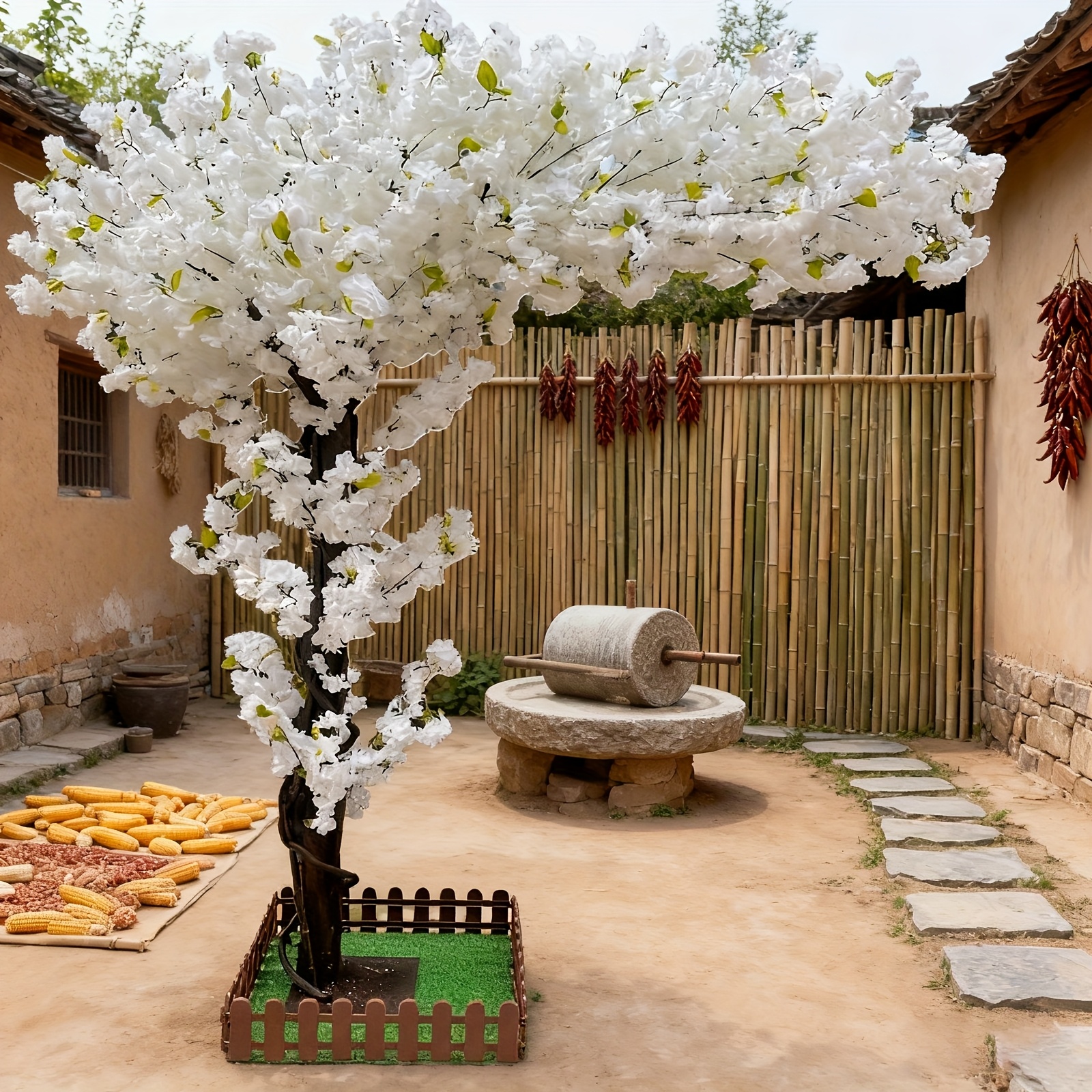 Artificial Cherry Blossom Tree - Home Office Decor 리뷰 및 가격