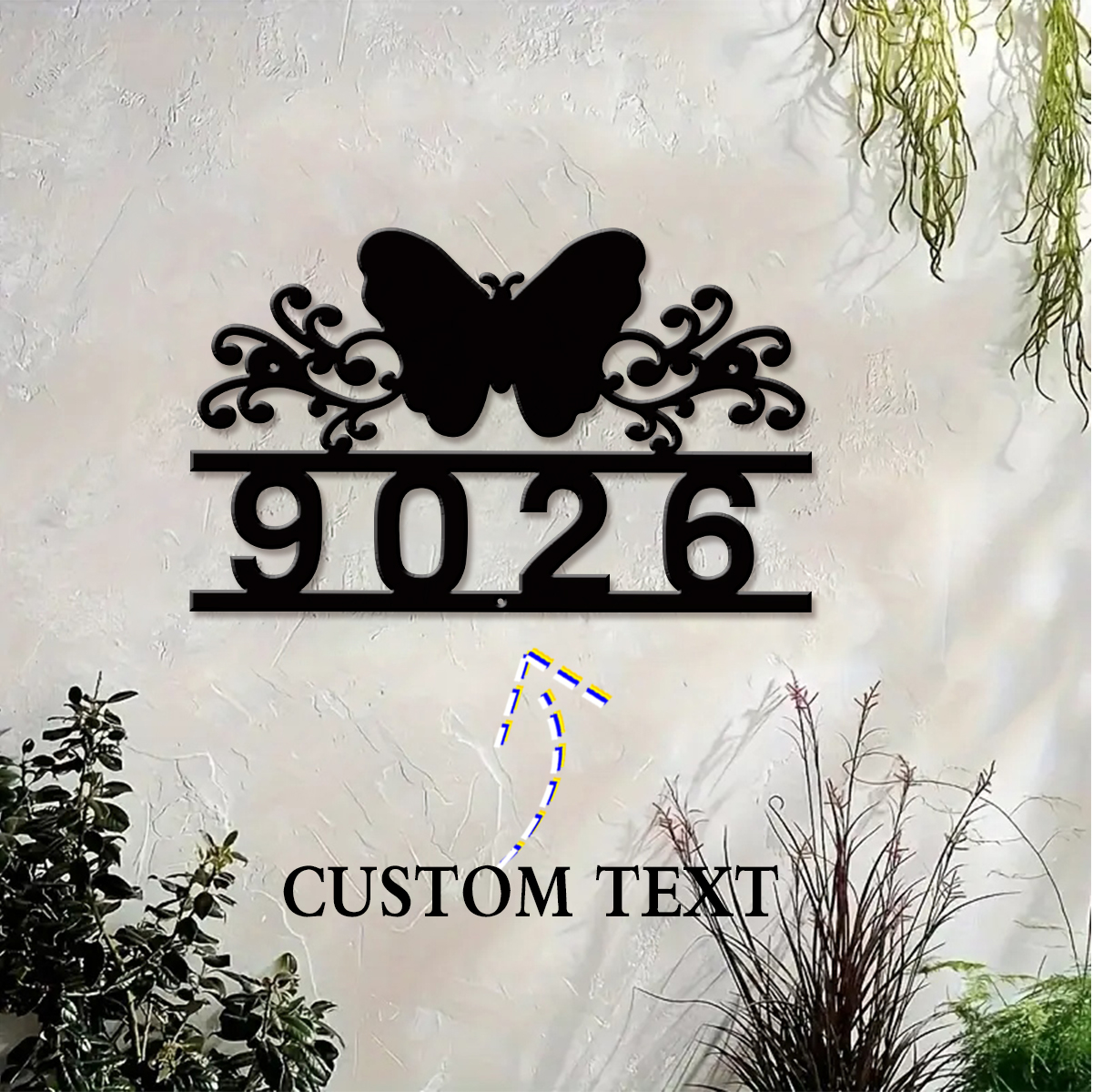 1Pc Custom butterfly Metal Str - Home Office Decor 리뷰 및 가격