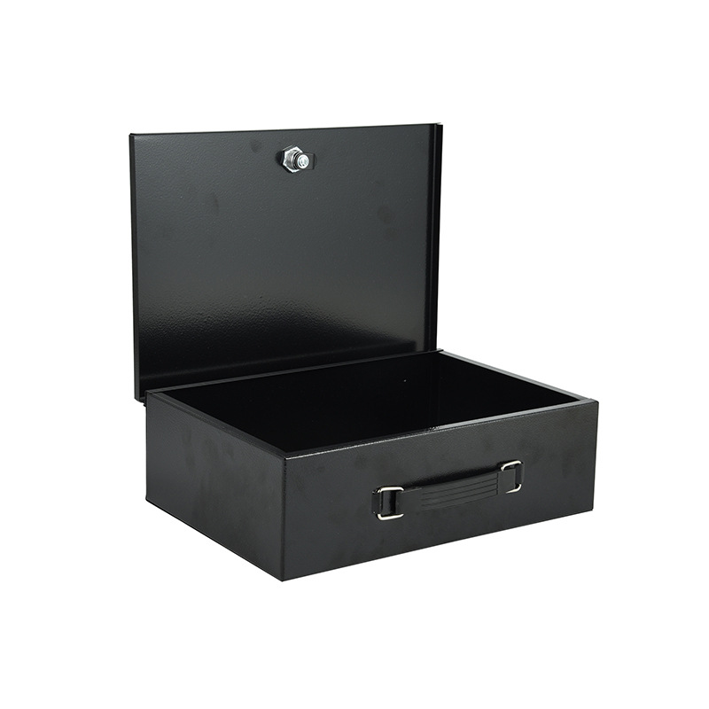 Locked iron box Cash box Docum - Home Office Passport 리뷰 및 가격