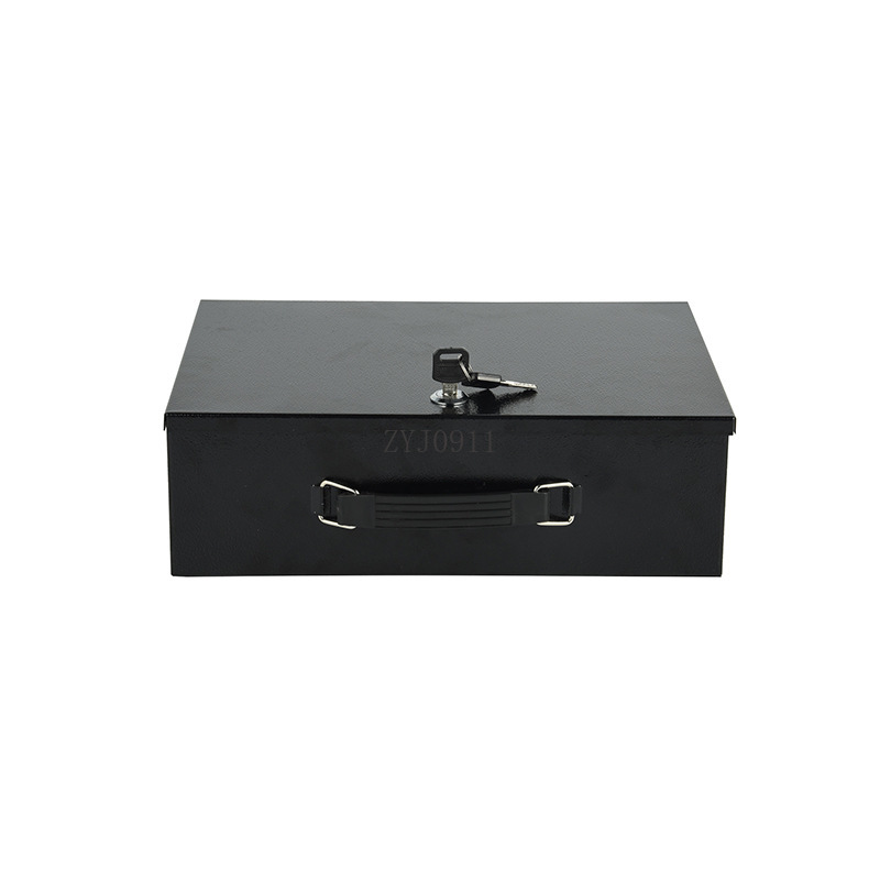 Locked iron box Cash box Docum - Home Office Passport 리뷰 및 가격