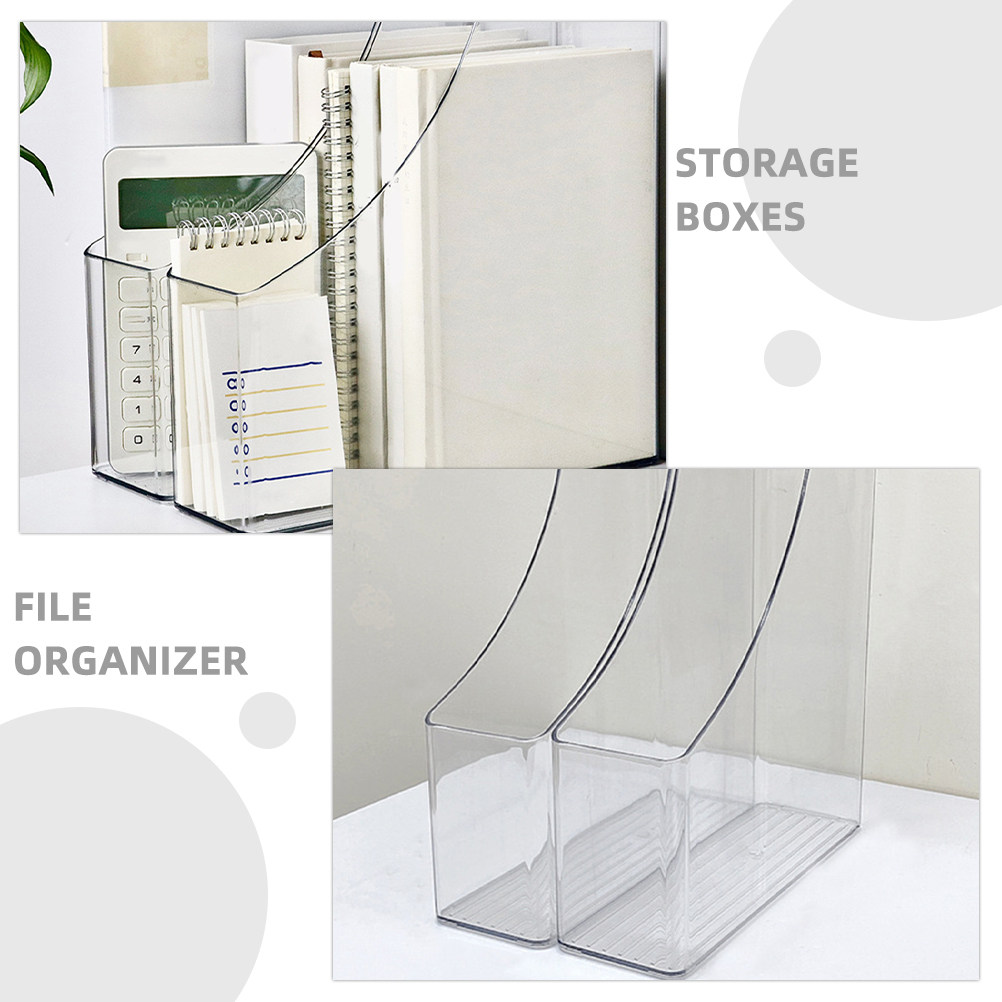 2Pcs Transparent File Organize - Home Office With Library 리뷰 및 가격