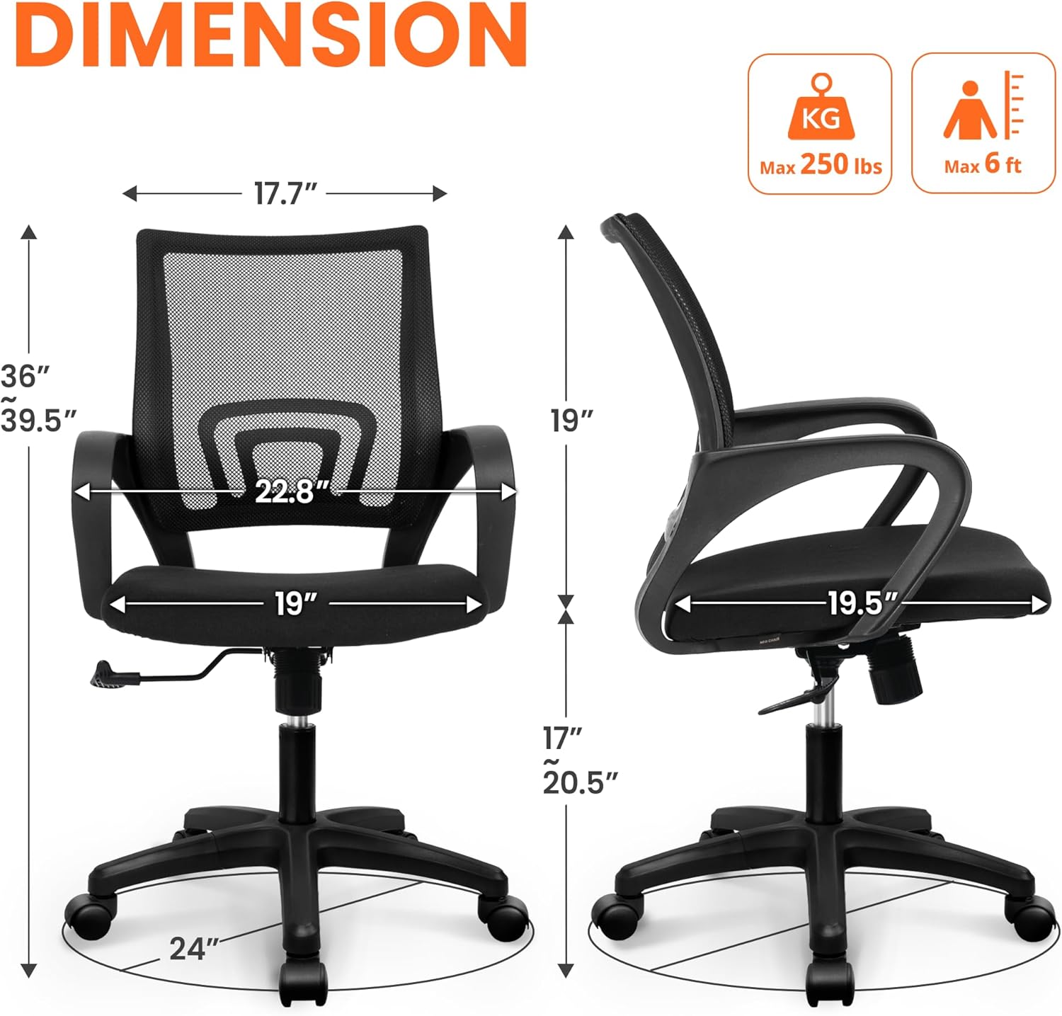 Ergonomic Mesh Office Chair wi - Home Office Ergonomics 리뷰 및 가격
