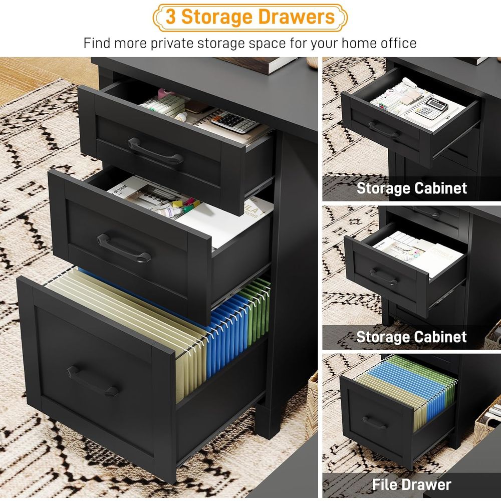 59 L-Shaped Executive Desk wit - Home Office L Shaped Desk 리뷰 및 가격