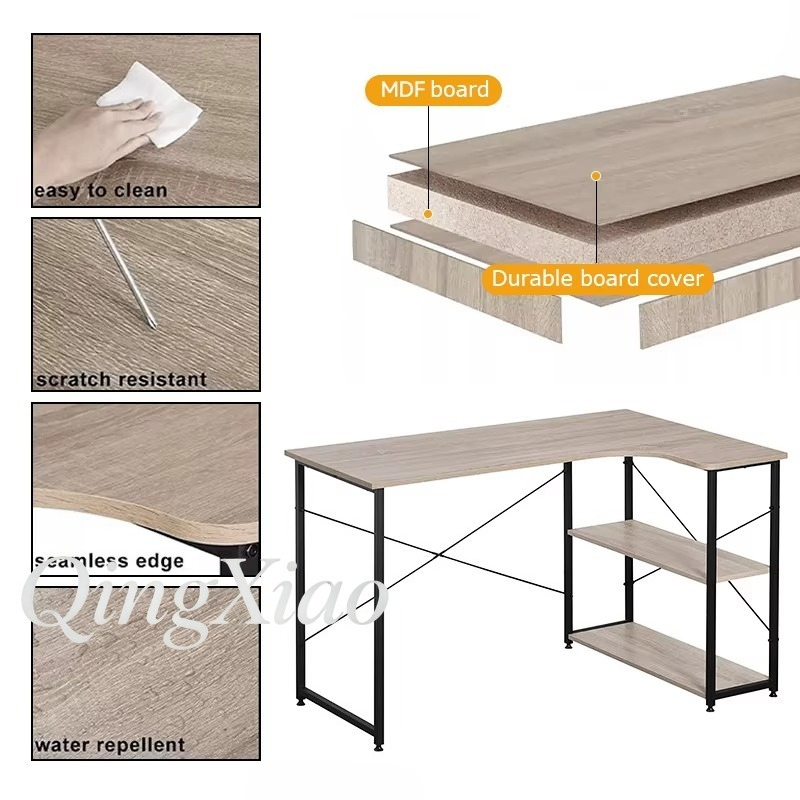 L Shaped Corner Desk With Book - Home Office L Shaped Desk 리뷰 및 가격