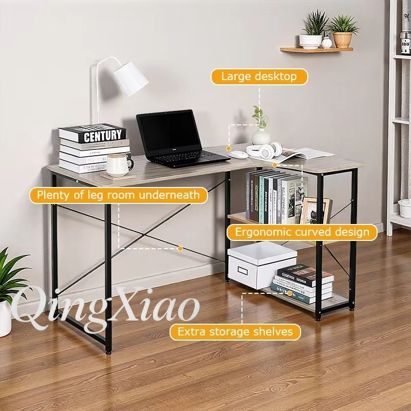 L Shaped Corner Desk With Book - Home Office L Shaped Desk 리뷰 및 가격
